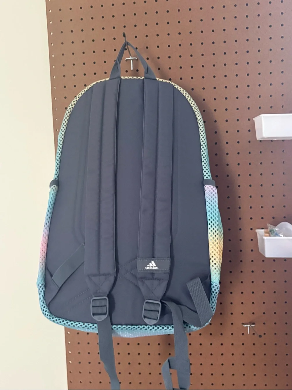 adidas Hermosa Mesh Backpack, Gradient Flash Aqua/Onix Grey